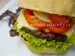 Hamburger z hovězího masa-detail